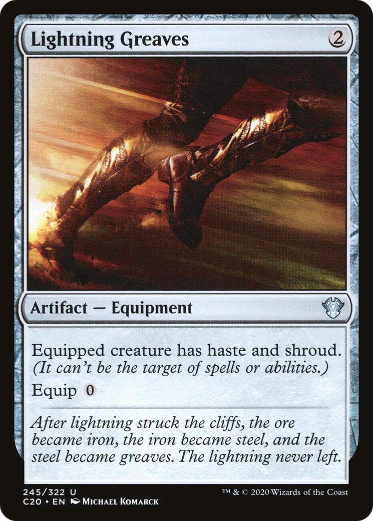 Lightning Greaves (C20-245) - Commander 2020