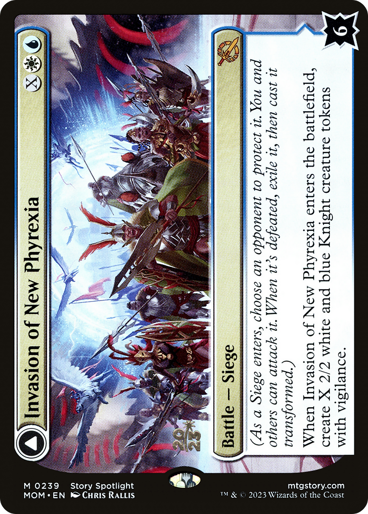 Invasion of New Phyrexia (PRE-239) - March of the Machine Promos Foil