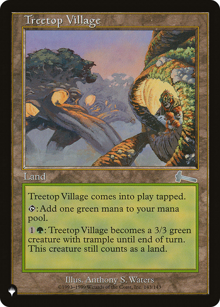 Treetop Village (LIST-ULG-143) - The List