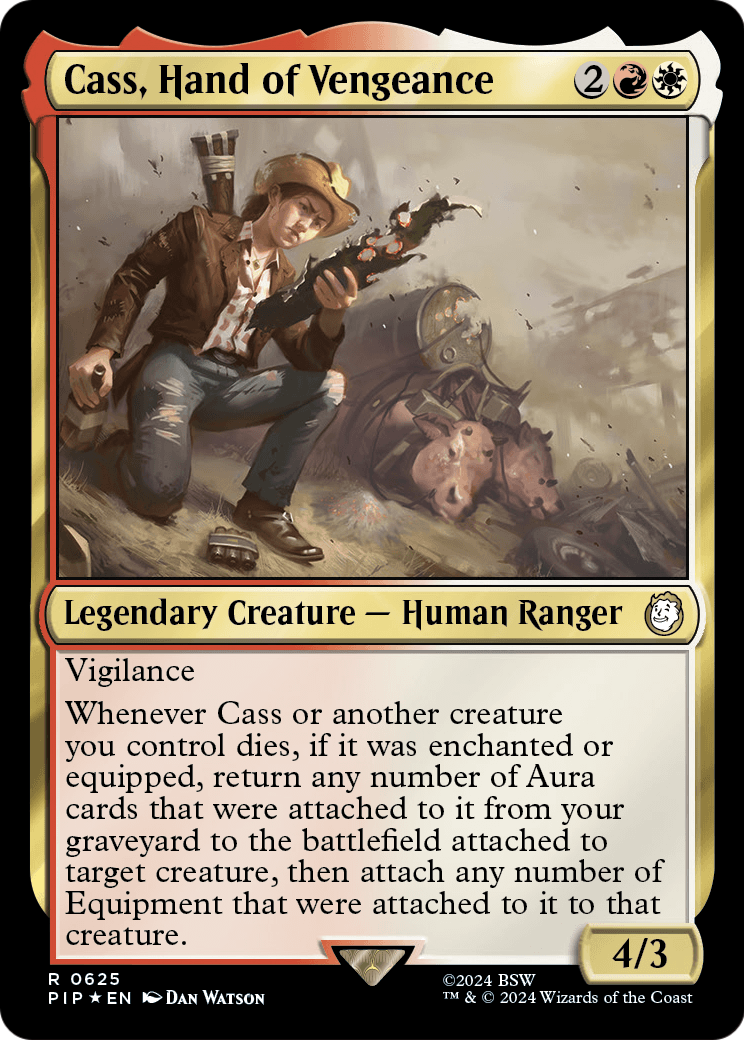 Cass, Hand of Vengeance (Surge Foil) (PIP-625) - Fallout Foil