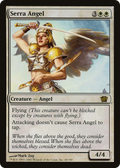 Serra Angel (8ED-045) - 8th Edition Foil