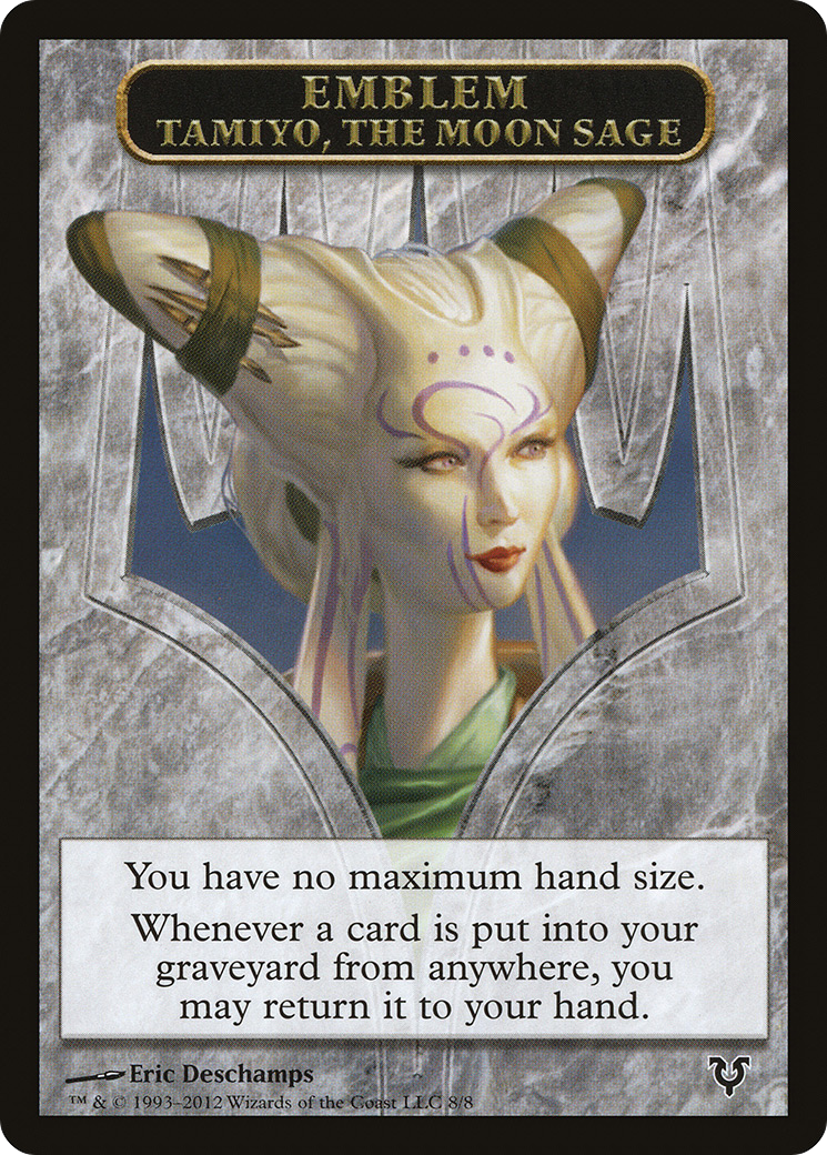 Emblem - Tamiyo, the Moon Sage (AVR-008) - Avacyn Restored Tokens