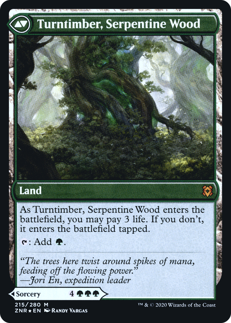 Turntimber Symbiosis (PRE-215S) - Zendikar Rising Promos Foil