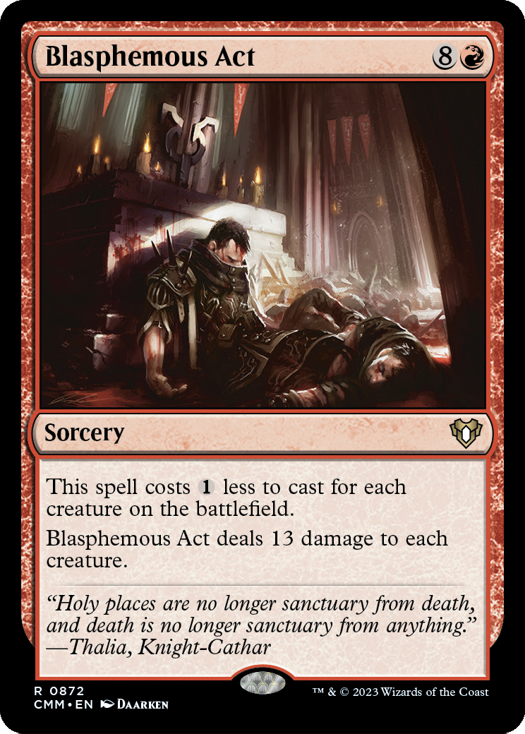 Blasphemous Act (CMM-872) - Commander Masters
