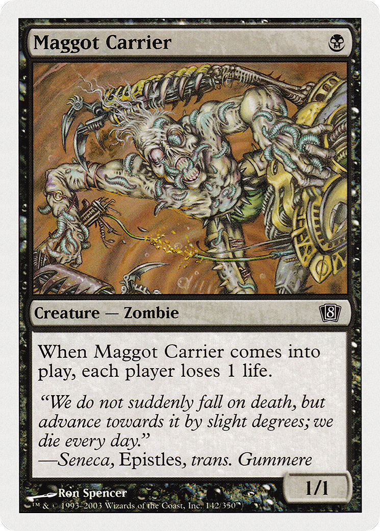 Maggot Carrier (8ED-142) - 8th Edition Foil