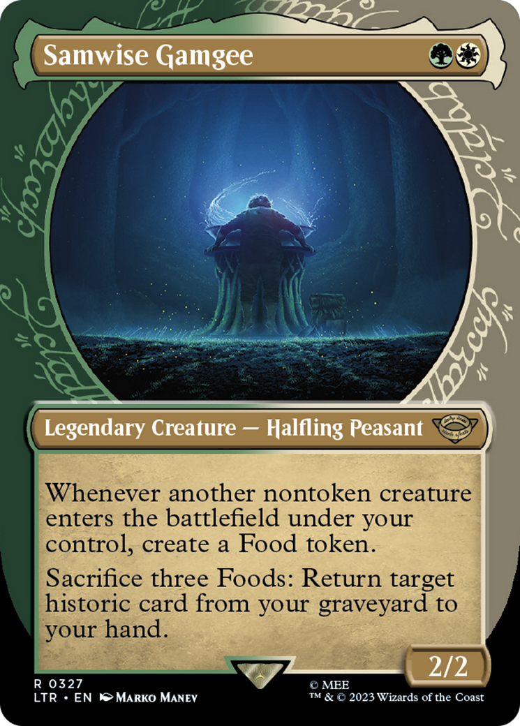 Samwise Gamgee (Showcase) (LTR-327) - The Lord of the Rings: Tales of Middle-earth: (Showcase) (Borderless) Foil