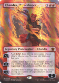 Chandra, Flameshaper (Borderless) (Mana Foil) (FDN-420) - Foundations Foil