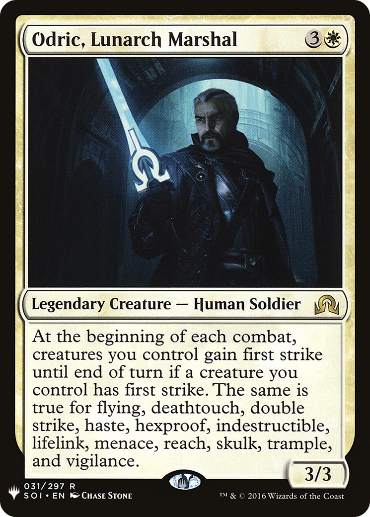 Odric, Lunarch Marshal (LIST-031/297) - The List