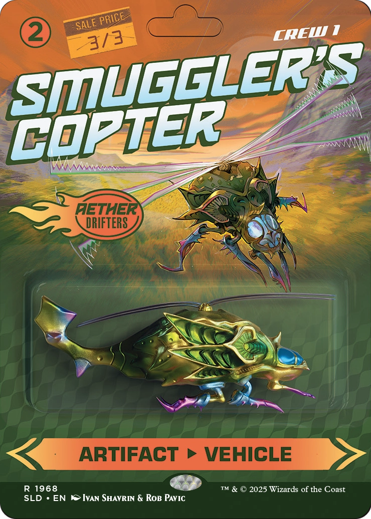 Smuggler's Copter (SLD-1968) - Secret Lair Drop (Borderless) Foil