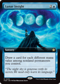 Lunar Insight (Extended Art) (FDN-456) - Foundations: (Extended Art) Foil