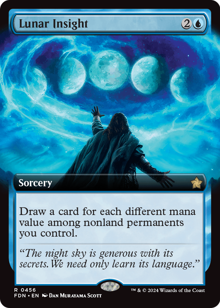 Lunar Insight (Extended Art) (FDN-456) - Foundations: (Extended Art)