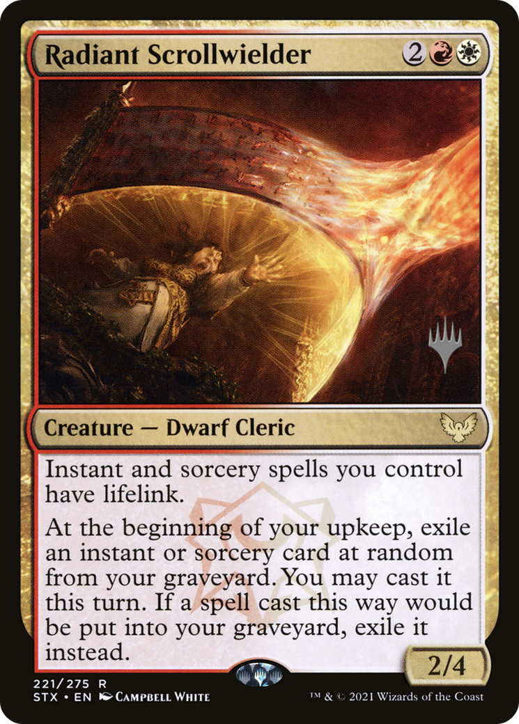 Radiant Scrollwielder (PPSTX-221) - Strixhaven: School of Mages Promos Foil