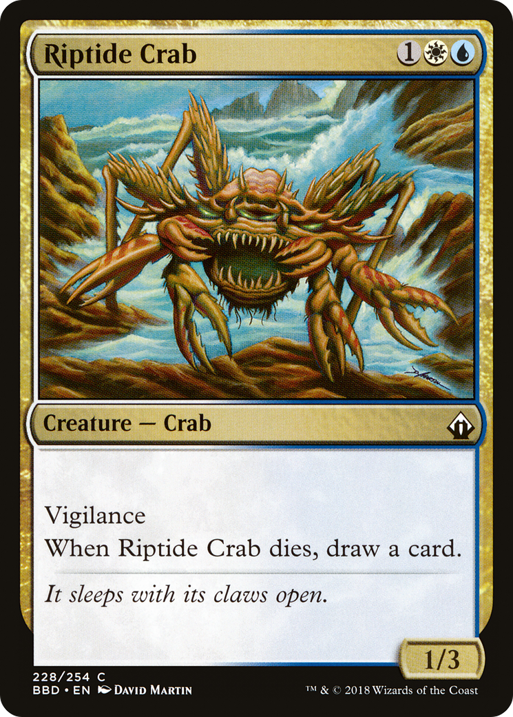 Riptide Crab (BBD-228) - Battlebond Foil
