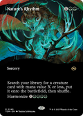 Nature's Rhythm (Borderless) (TDM-349) - Tarkir: Dragonstorm: (Showcase) Foil