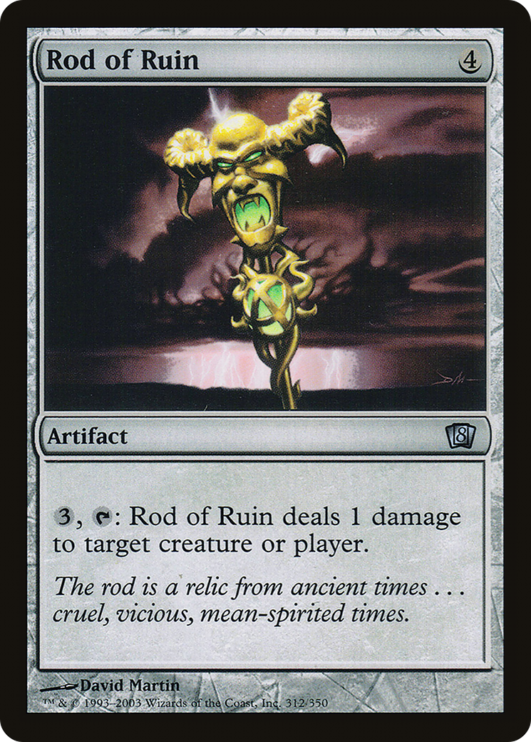 Rod of Ruin (8ED-312) - 8th Edition