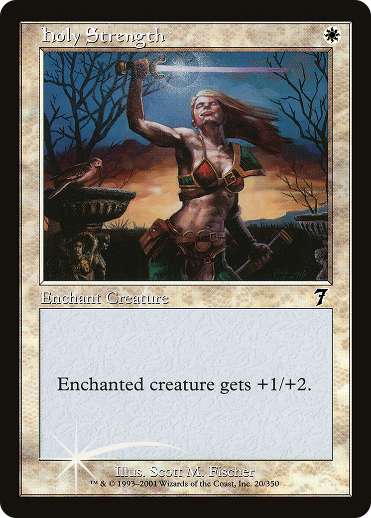 Holy Strength (7ED-20★) - 7th Edition Foil