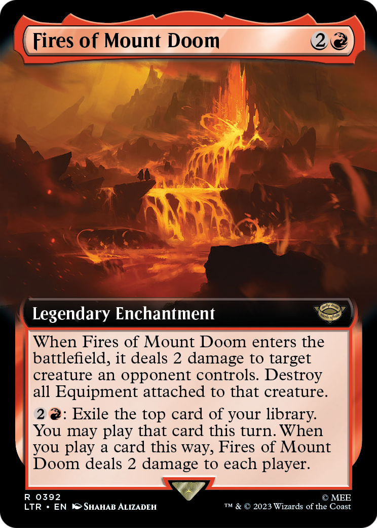 Fires of Mount Doom (Extended Art) (LTR-392) - The Lord of the Rings: Tales of Middle-earth: (Extended Art)