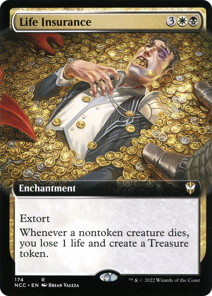 Life Insurance (Extended Art) (NCC-174) - New Capenna Commander: (Extended Art)