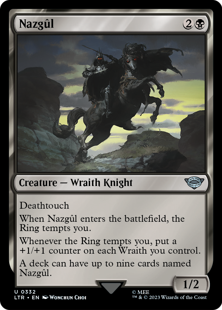 Nazgul (0332) (LTR-332) - The Lord of the Rings: Tales of Middle-earth Foil