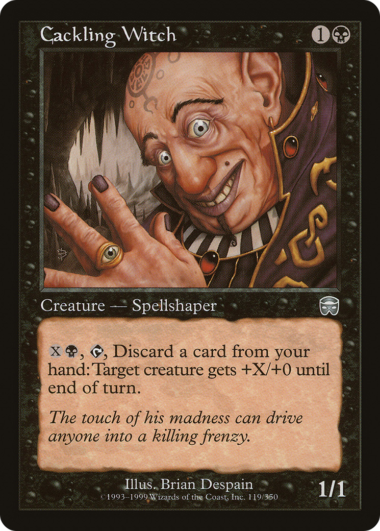 Cackling Witch (MMQ-119) - Mercadian Masques Foil