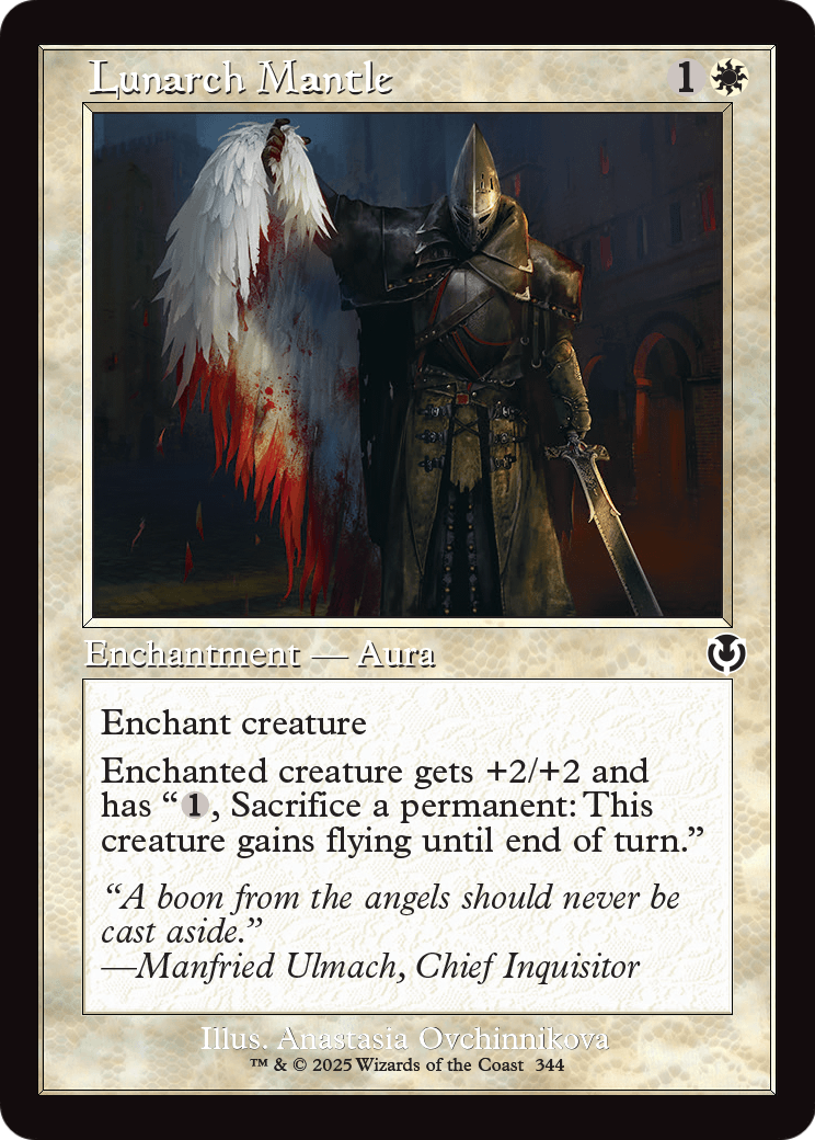 Lunarch Mantle (Retro Frame) (INR-344) - Innistrad Remastered Foil