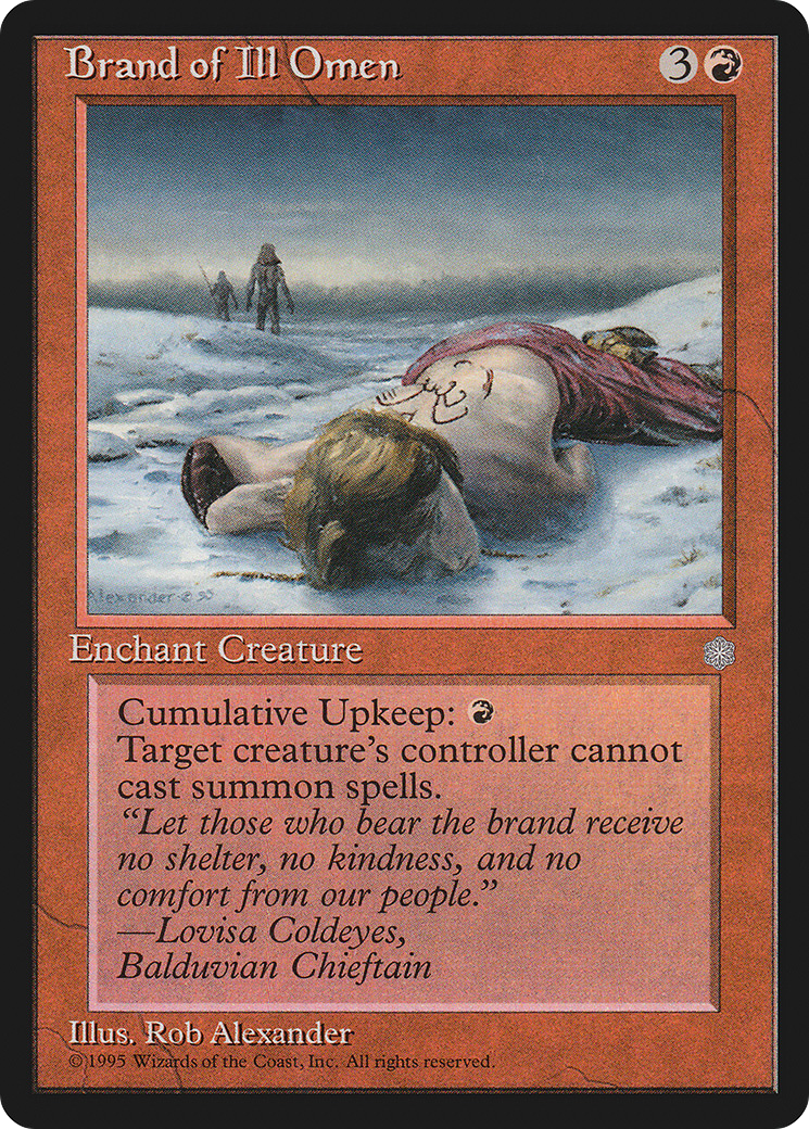 Brand of Ill Omen (ICE-) - Ice Age
