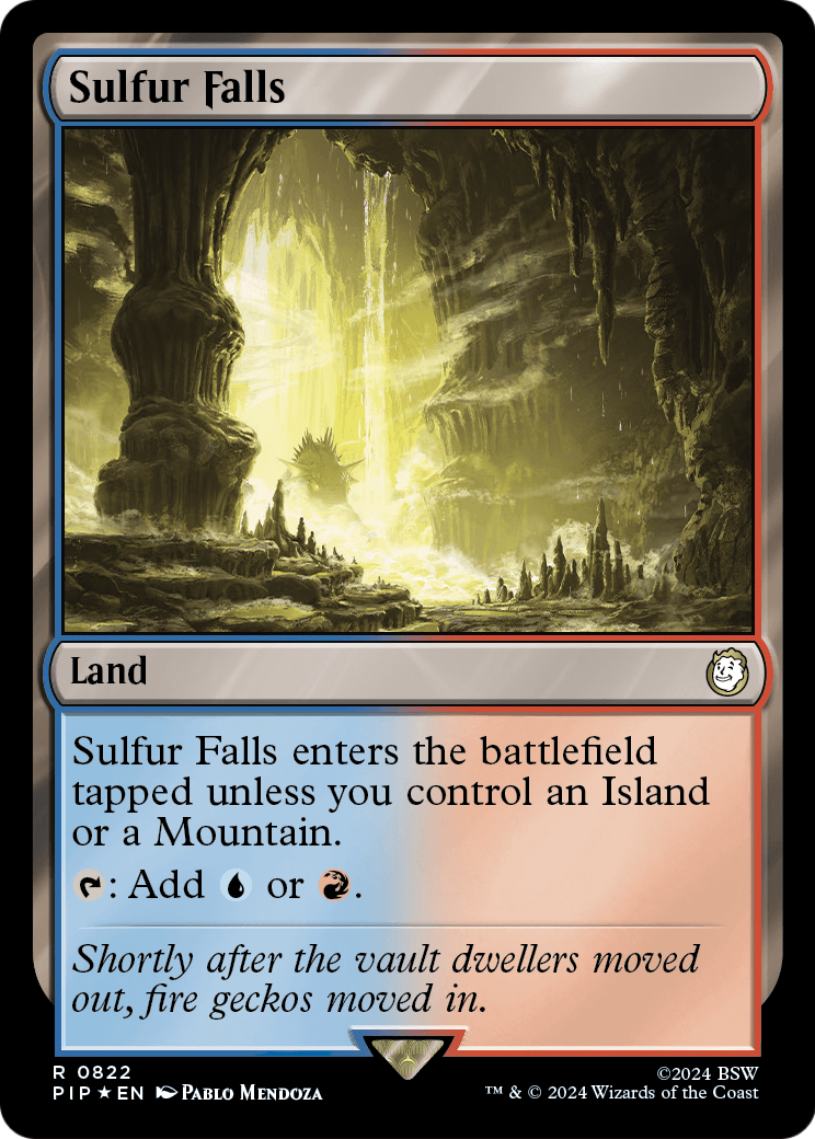Sulfur Falls (Surge Foil) (PIP-822) - Fallout Foil