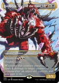 Snapdax, Apex of the Hunt (Showcase) (IKO-306) - Ikoria: Lair of Behemoths: (Showcase) (Borderless) Foil