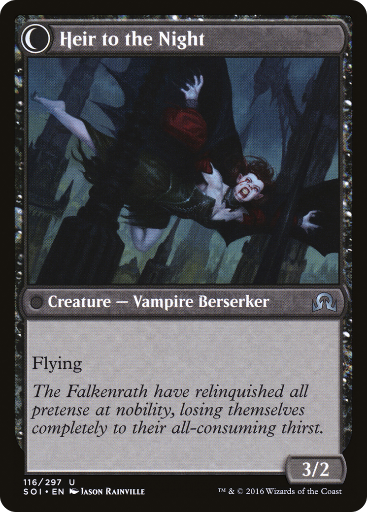 Heir of Falkenrath (SOI-116) - Shadows over Innistrad: (Double Faced Transform)