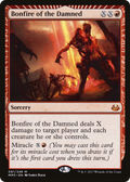 Bonfire of the Damned (MM3-091) - Modern Masters 2017: (miracle)