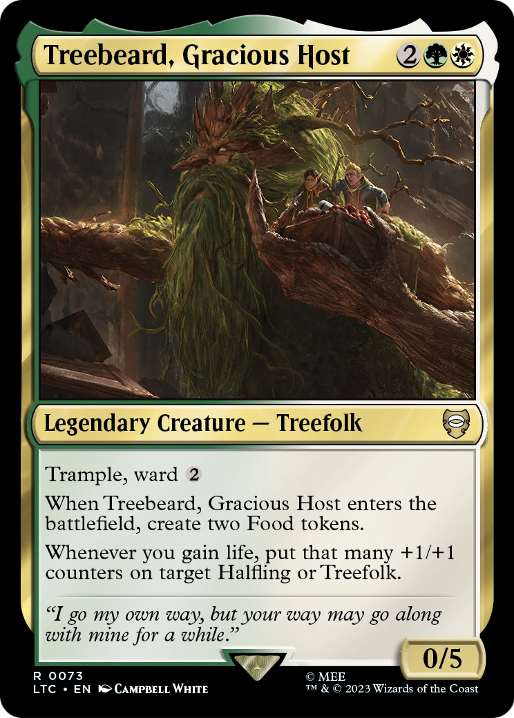 Treebeard, Gracious Host (LTC-073) - Tales of Middle-earth Commander