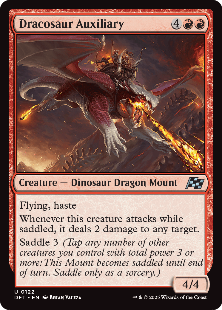 Dracosaur Auxiliary (DFT-122) - Aetherdrift Foil