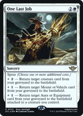 One Last Job (PRE-022) - Outlaws of Thunder Junction Promos Foil