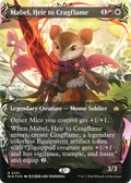 Mabel, Heir to Cragflame (Borderless) (Raised Foil) (BLB-351) - Bloomburrow: (Showcase) Foil