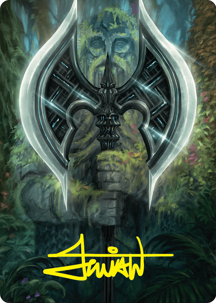 Leyline Axe // Leyline Axe (AFDN-049) - Foundations Art Series (Borderless) Foil