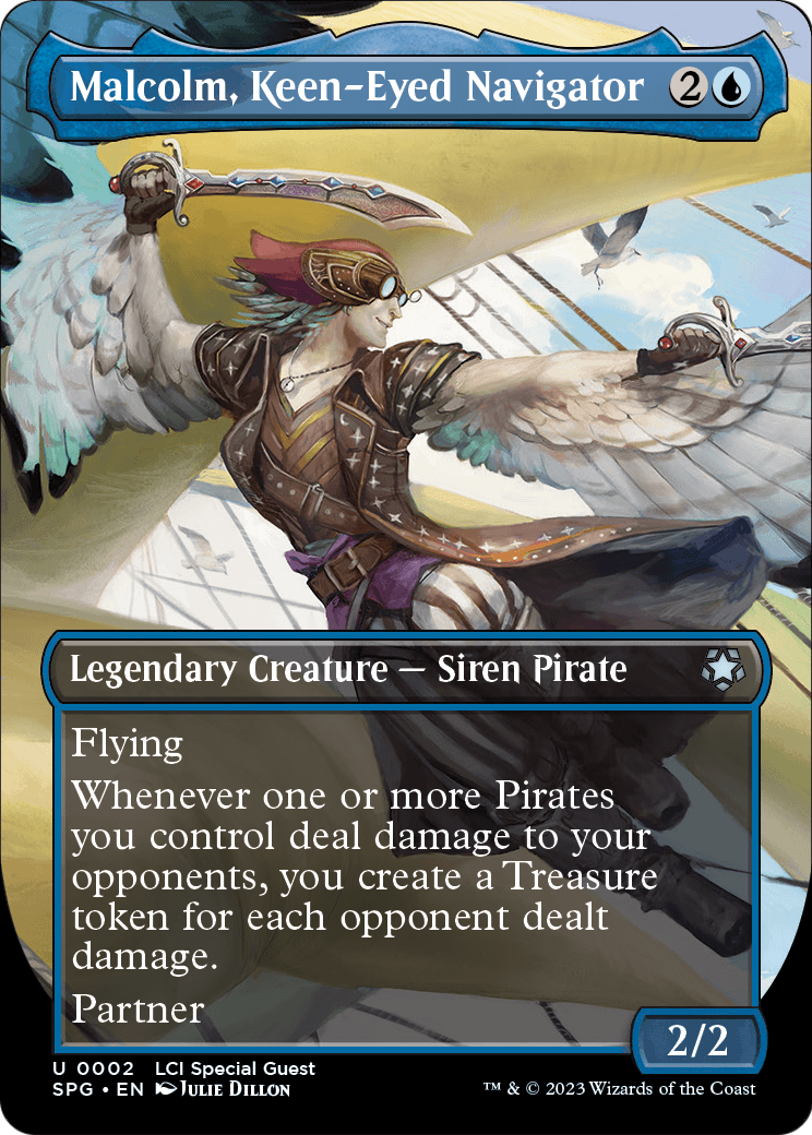 Malcolm, Keen-Eyed Navigator (Borderless) (SPG-002) - Special Guests