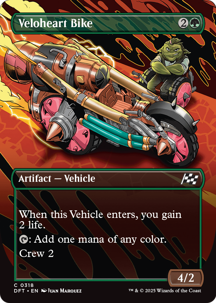 Veloheart Bike (Borderless) (DFT-318) - Aetherdrift Foil