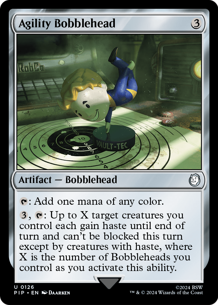 Agility Bobblehead (PIP-126) - Fallout Foil