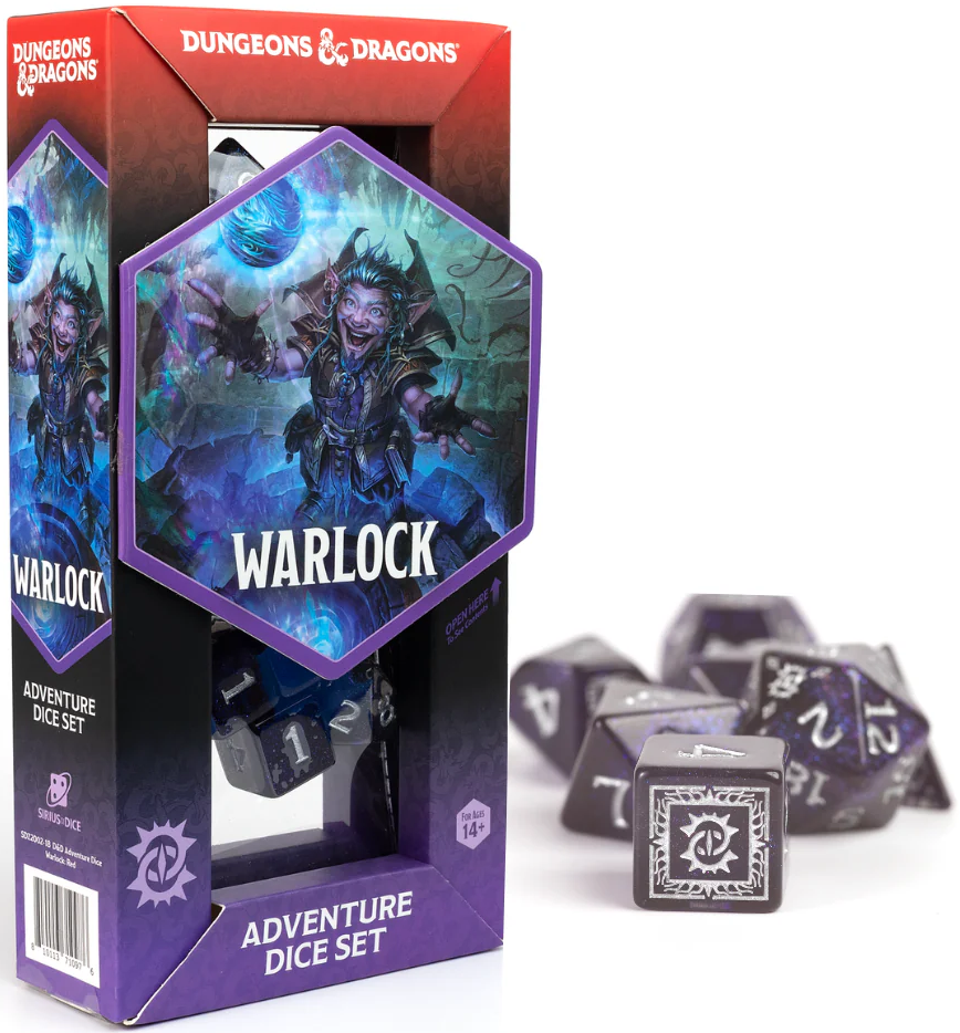 D&D Adventure Dice: Warlock Purple
