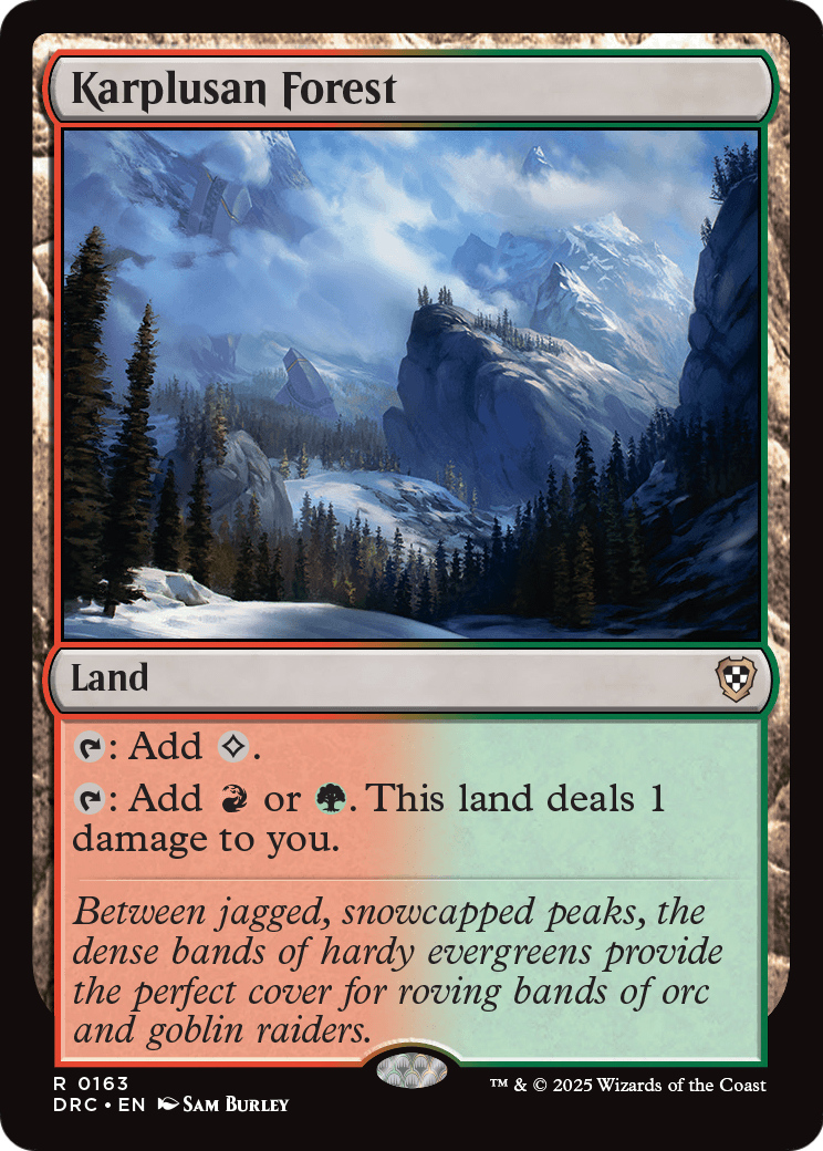 Karplusan Forest (DRC-163) - Commander: Aetherdrift