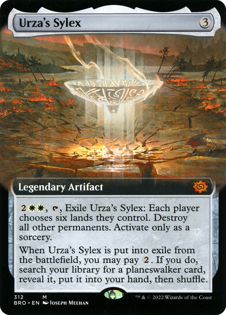 Urza's Sylex (Extended Art) (BRO-312) - The Brothers' War: (Extended Art)