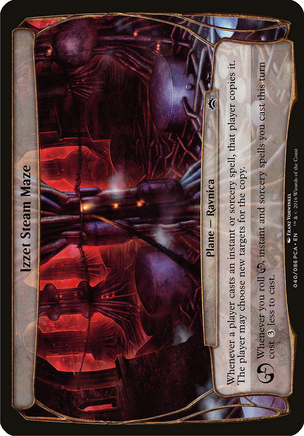 Izzet Steam Maze (Planechase Anthology) (OVER-) - Planechase Anthology Planes