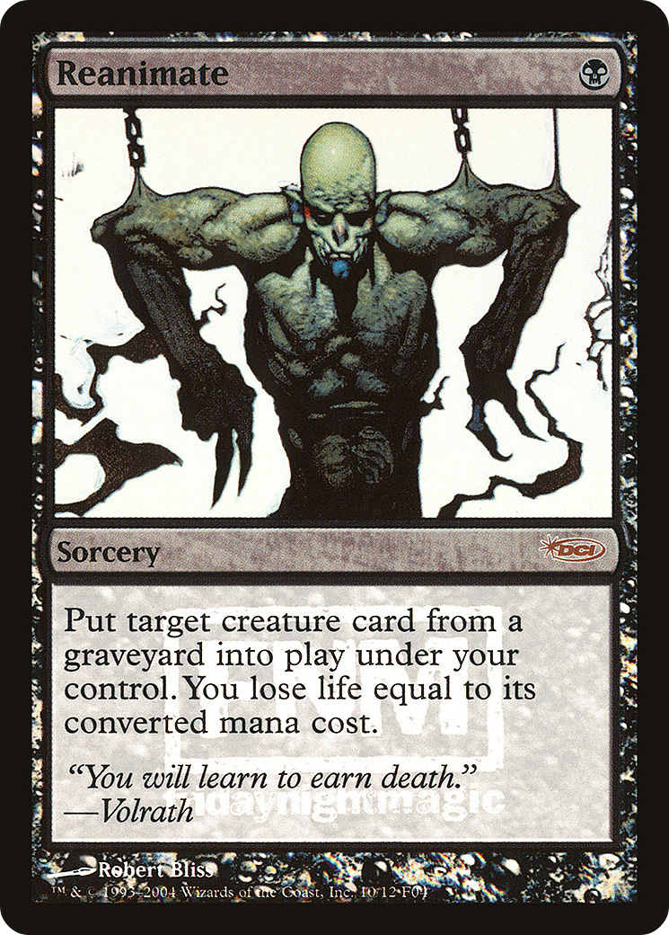 Reanimate (FNM-) - Friday Night Magic 2004 Foil