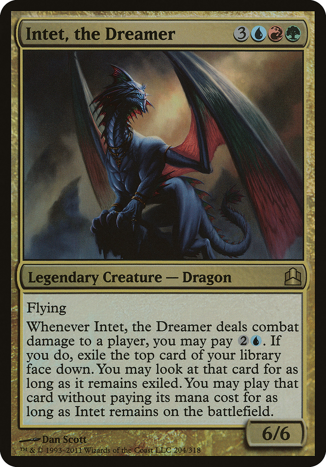 Intet, the Dreamer (Commander) (OVER-) - Commander 2011 Oversized Foil