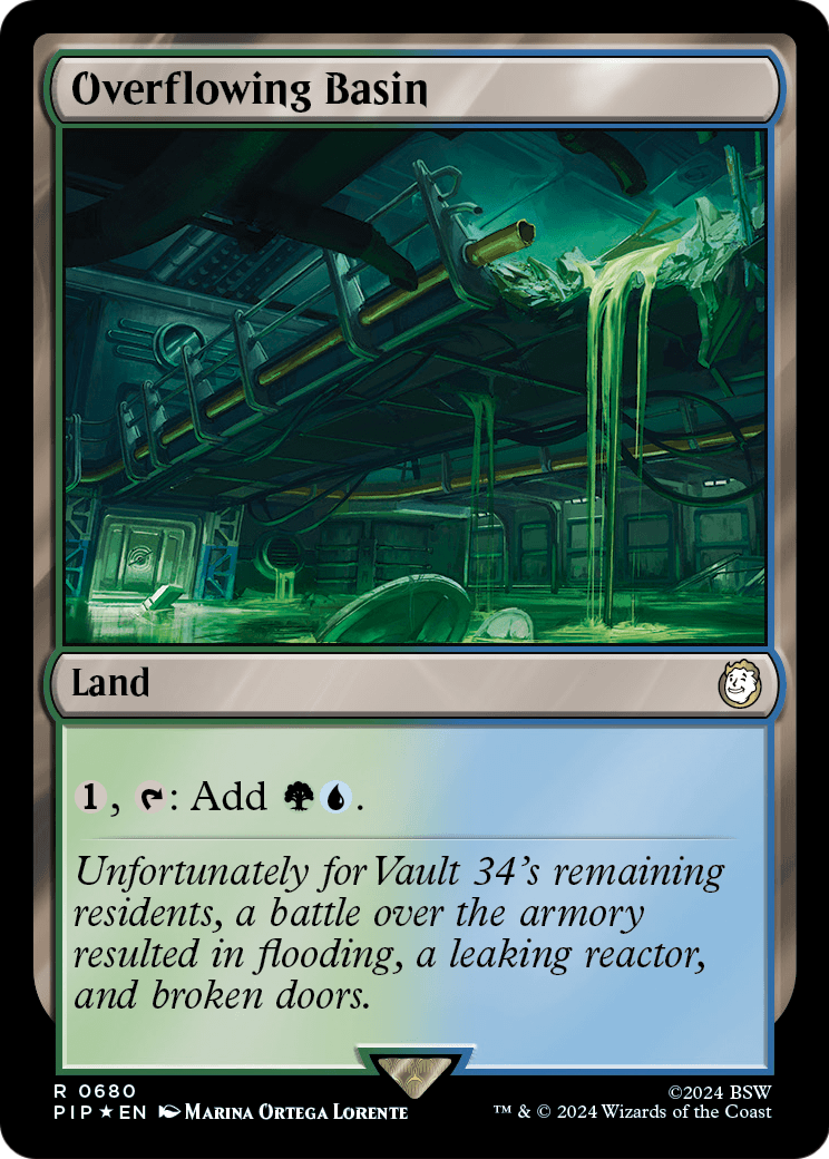 Overflowing Basin (Surge Foil) (PIP-680) - Fallout Foil