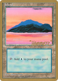 Island (C) - 1996 Shawn "Hammer" Regnier (4ED) (WCD-) - Pro Tour Collector Set