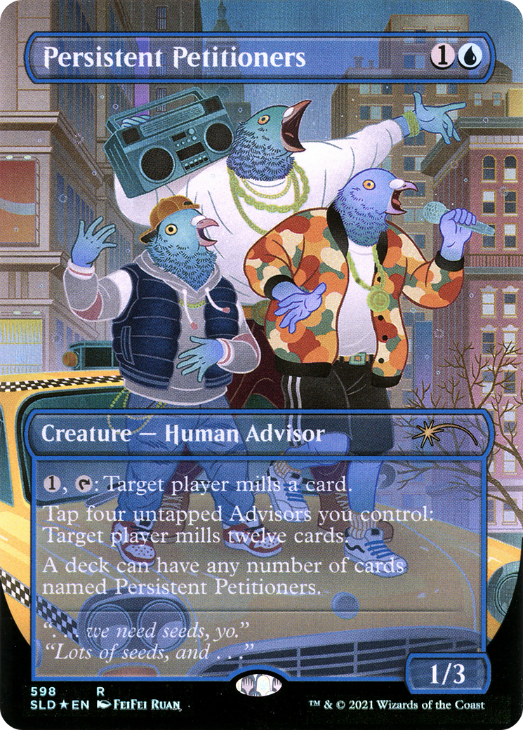 Persistent Petitioners (598) (SLD-598) - Secret Lair Drop (Borderless) Foil