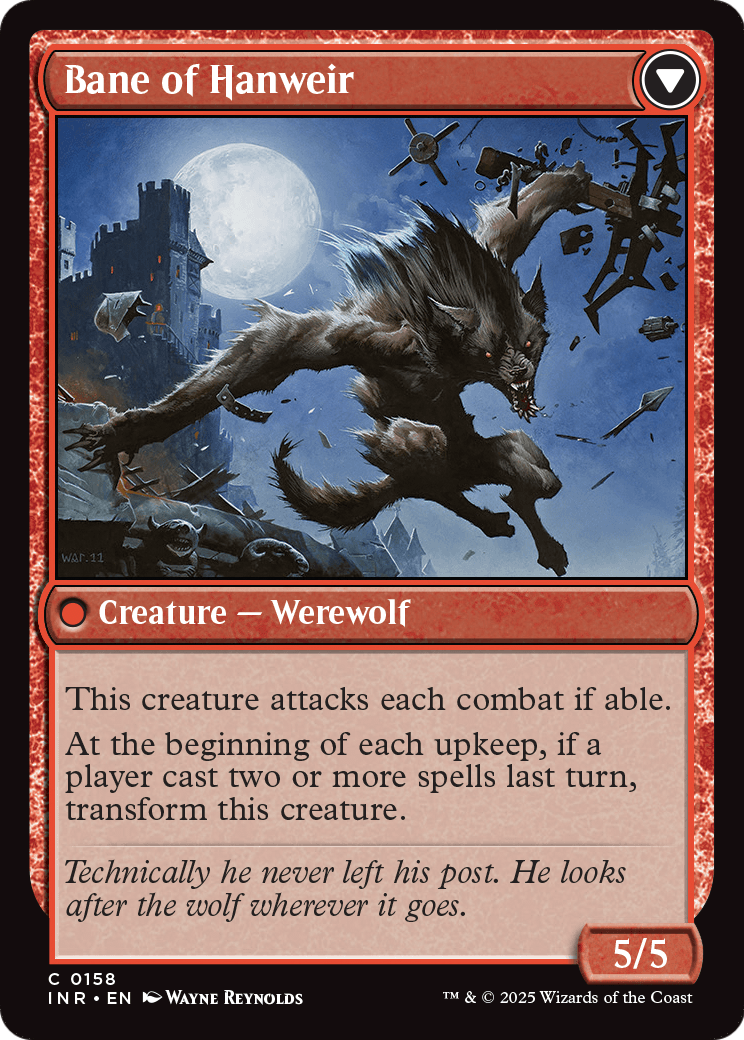 Hanweir Watchkeep (INR-158) - Innistrad Remastered Foil