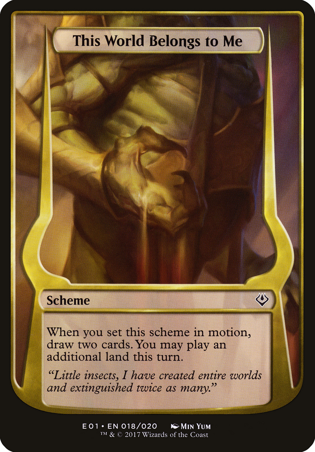 This World Belongs to Me (Archenemy: Nicol Bolas) (OVER-018) - Archenemy: Nicol Bolas Schemes