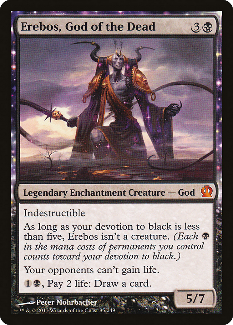 Erebos, God of the Dead (THS-085) - Theros: (enchantment) Foil